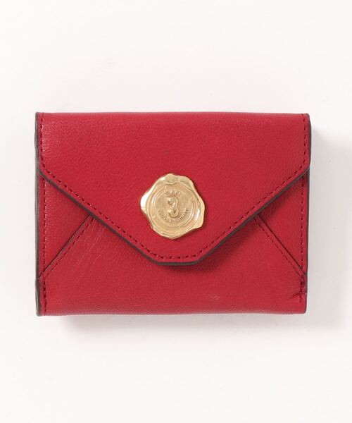 美品 SAN HIDEAKI MIHARA 三つ折り財布 ゴールドロゴ金具 SAN HIDEAKI MIHARA】三つ折財布 | 『Scrap Book』『LAGLAIA