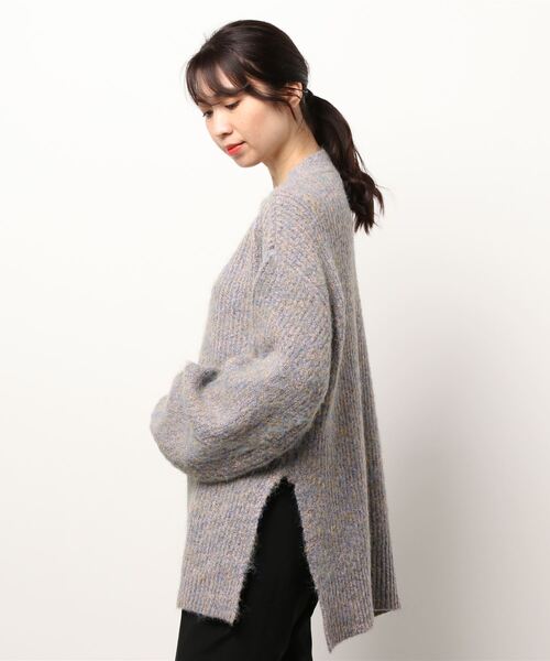 cepo(セポ)の「シャギーロングニット(ニット/セーター・レディース・レッド/ピンク・M)」の6枚目の写真