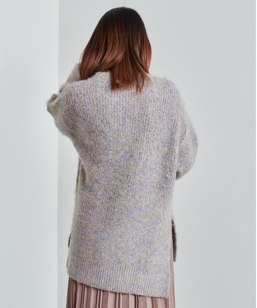 cepo(セポ)の「シャギーロングニット(ニット/セーター・レディース・レッド/ピンク・M)」の3枚目の写真