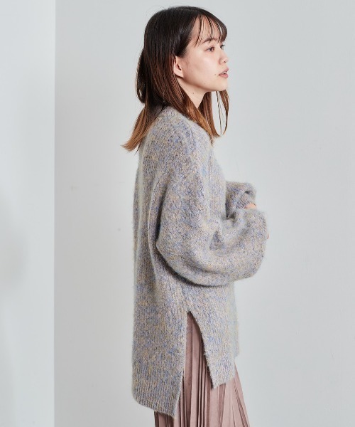 cepo(セポ)の「シャギーロングニット(ニット/セーター・レディース・レッド/ピンク・M)」の7枚目の写真