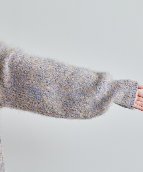 cepo(セポ)の「シャギーロングニット(ニット/セーター・レディース・レッド/ピンク・M)」の14枚目の写真