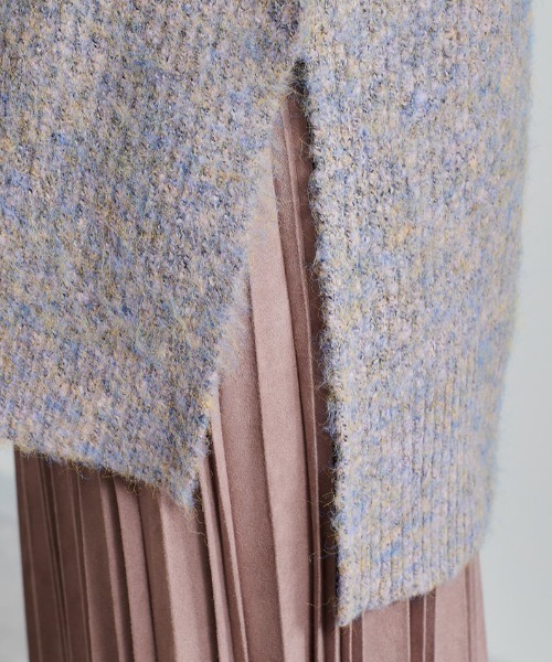 cepo(セポ)の「シャギーロングニット(ニット/セーター・レディース・レッド/ピンク・M)」の5枚目の写真