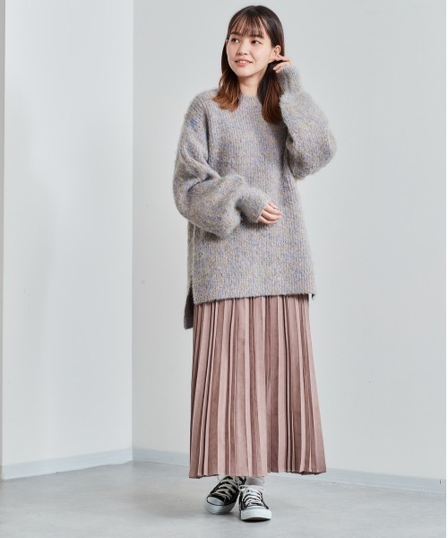 cepo(セポ)の「シャギーロングニット(ニット/セーター・レディース・レッド/ピンク・M)」の11枚目の写真