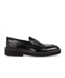 良品 Paul Smith ポールスミス 厚底 サドル ローファー 黒 37 良品 Paul Smith ポールスミス 厚底 サドル ローファー 黒 37