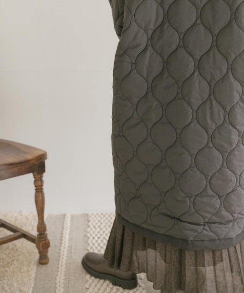 ITEMS URBANRESEARCH（アイテムズ アーバンリサーチ）の「リバーシブルモッズコート（モッズコート・レディース・カーキ/ブラック・FREE）」の20枚目の写真