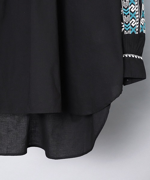 sara mallika（サラ マリカ）の「【 sara mallika / サラマリカ 】 COTTON KIKA LINE EMB TOP / コットンエンブロイダリーブラウス（シャツ/ブラウス・レディース・ホワイト/ブラック・FREE）」の15枚目の写真