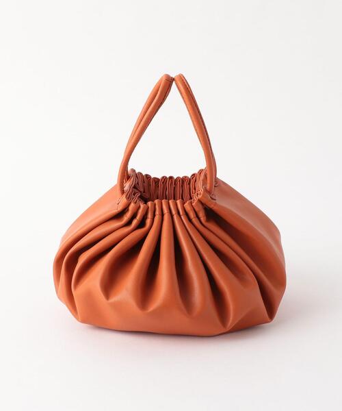6(ロク)の「<SIMON MILLER>FAKE LEATHER SCRUNCH BAG/バッグ(ハンドバッグ・レディース・オレンジ・FREE)」の3枚目の写真