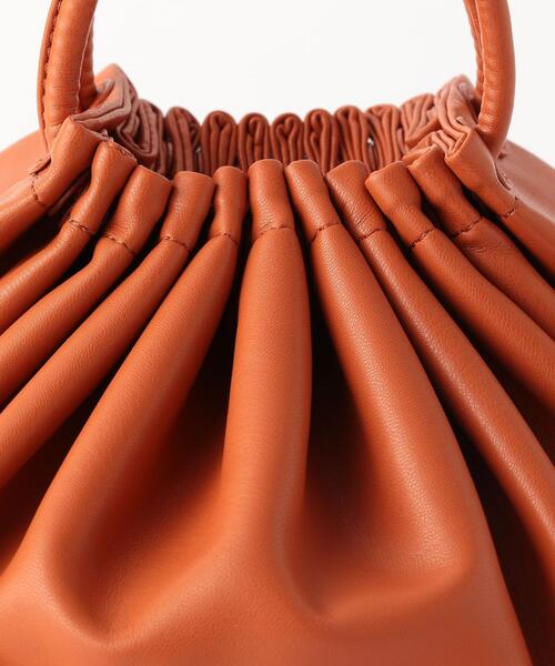 6(ロク)の「<SIMON MILLER>FAKE LEATHER SCRUNCH BAG/バッグ(ハンドバッグ・レディース・オレンジ・FREE)」の6枚目の写真