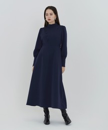 TINA：JOJUN | スタンドカラー フレアワンピース TINA：JOJUN(ワンピース)