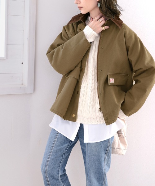 Java（ジャバ）の「《JaVa ジャバコラボ》映える１枚！裏地キルティングコットンワークカバーオール（ミリタリージャケット・メンズ・ベージュ/ブラック/オリーブ・SMALL/MEDIUM/LARGE/X-LARGE）」の6枚目の写真