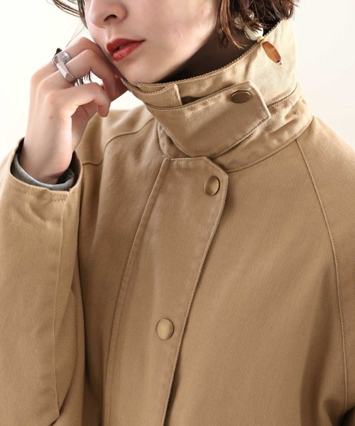 Java（ジャバ）の「《JaVa ジャバコラボ》映える１枚！裏地キルティングコットンワークカバーオール（ミリタリージャケット・メンズ・ベージュ/ブラック/オリーブ・SMALL/MEDIUM/LARGE/X-LARGE）」の11枚目の写真