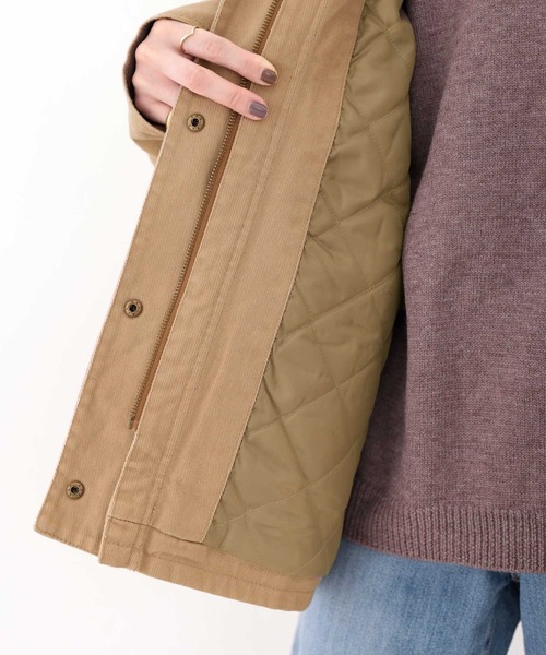 Java（ジャバ）の「《JaVa ジャバコラボ》映える１枚！裏地キルティングコットンワークカバーオール（ミリタリージャケット・メンズ・ベージュ/ブラック/オリーブ・SMALL/MEDIUM/LARGE/X-LARGE）」の14枚目の写真