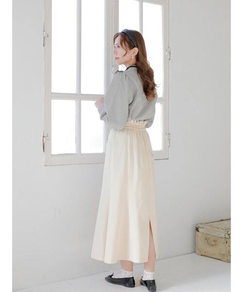 Areeam(アリーム)の「レトロな彼女のチェックブラウス(シャツ/ブラウス・レディース・ブラック/ピンク・FREE)」の12枚目の写真