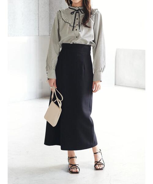 Areeam(アリーム)の「レトロな彼女のチェックブラウス(シャツ/ブラウス・レディース・ブラック/ピンク・FREE)」の6枚目の写真