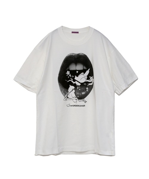 SueUNDERCOVER（スーアンダーカバー）の「SU1B2801（Tシャツ/カットソー・レディース・ホワイト/レッド/ライトグレー・2/3/1）」の2枚目の写真