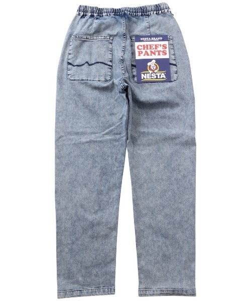 NESTA BRAND（ネスタブランド）の「ムラブリーチシェフパンツ（デニムパンツ・メンズ・インディゴブルー/ブラック・M/L/XL）」の16枚目の写真