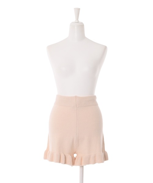 Narcissus（ナルシス）の「【Narcissus】フリルニットショートパンツ（その他パンツ・レディース・ブラック/アイボリー・FREE）」の12枚目の写真