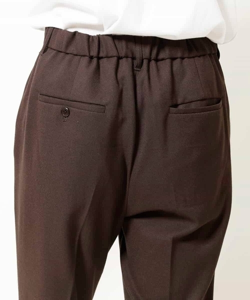 MK MICHEL KLEIN HOMME (エムケーミッシェルクランオム)の「『残りわずか/在庫限り』TRキモウストレッチフレアボトム(その他パンツ・メンズ・ライトブラウン/ブラック・46/48)」の11枚目の写真