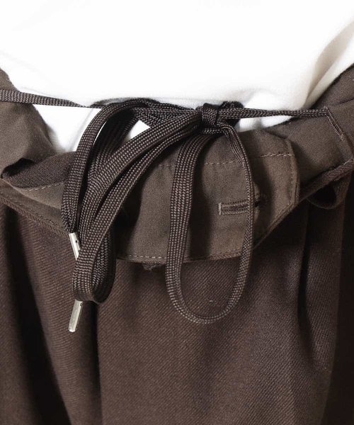 MK MICHEL KLEIN HOMME (エムケーミッシェルクランオム)の「『残りわずか/在庫限り』TRキモウストレッチフレアボトム(その他パンツ・メンズ・ライトブラウン/ブラック・46/48)」の12枚目の写真