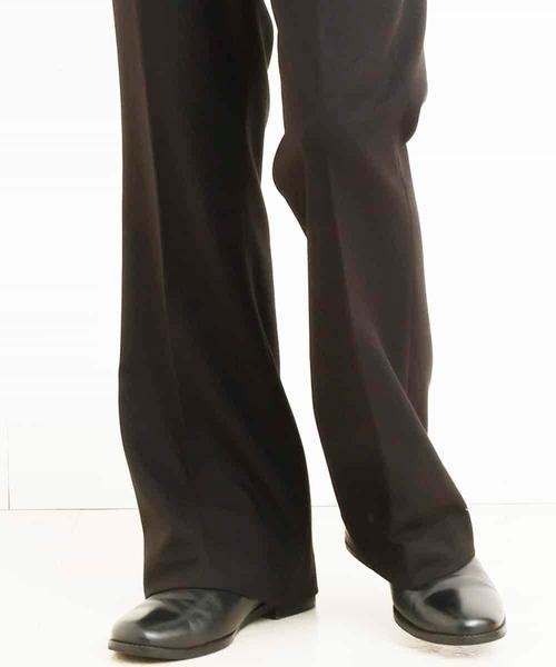 MK MICHEL KLEIN HOMME (エムケーミッシェルクランオム)の「『残りわずか/在庫限り』TRキモウストレッチフレアボトム(その他パンツ・メンズ・ライトブラウン/ブラック・46/48)」の17枚目の写真