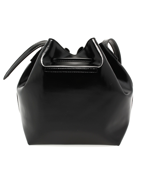 OUTLET（アウトレット）の「【mystic】巾着ショルダーBAG（ショルダーバッグ・レディース・ブラック/オフホワイト・FREE）」の4枚目の写真