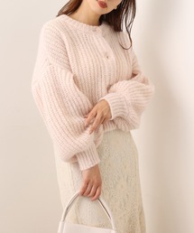 one after another NICE CLAUP | 【新色追加】前後2wayクルーネックカーディガン(カーディガン/ボレロ)