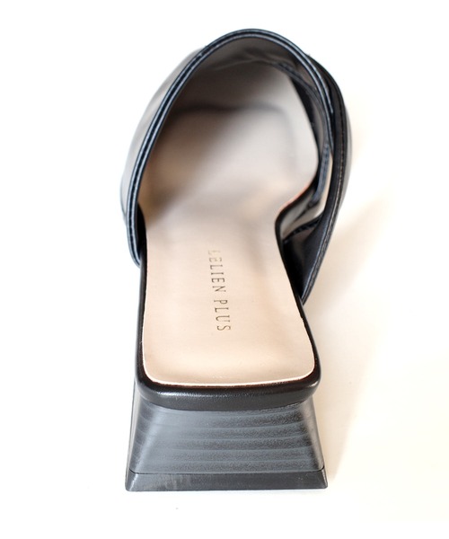 AmiAmi（アミアミ）の「スクエアトゥカットアウトミュール（サンダル・レディース・アイボリー/ブルーグリーン/ブラック・M/S/LL/L）」の22枚目の写真