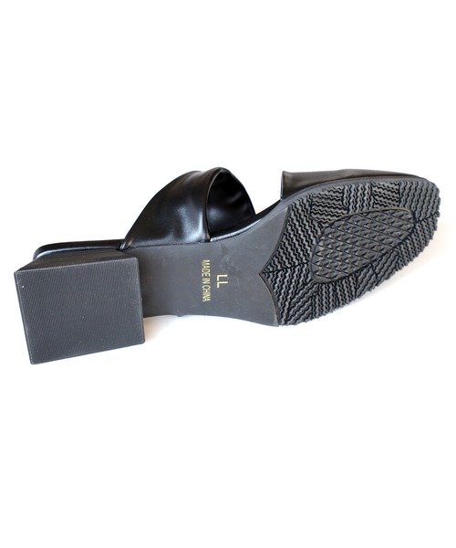 AmiAmi（アミアミ）の「スクエアトゥカットアウトミュール（サンダル・レディース・アイボリー/ブルーグリーン/ブラック・M/S/LL/L）」の17枚目の写真