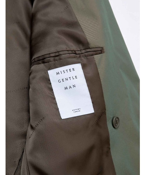 MR.GENTLEMAN（ミスタージェントルマン）の「CHAMBRAY DOUBLE BREASTED JACKET（テーラードジャケット・メンズ・カーキ・SMALL/MEDIUM/LARGE）」の8枚目の写真