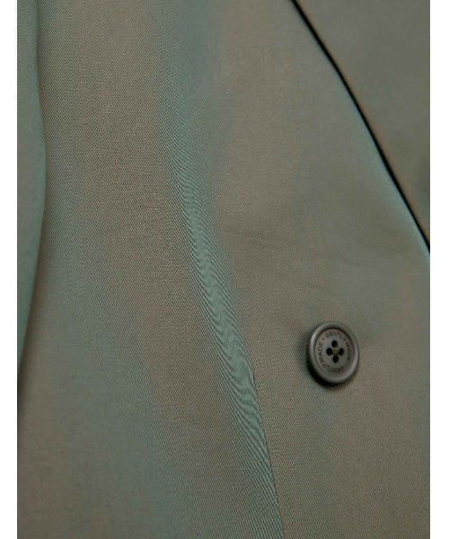 MR.GENTLEMAN（ミスタージェントルマン）の「CHAMBRAY DOUBLE BREASTED JACKET（テーラードジャケット・メンズ・カーキ・SMALL/MEDIUM/LARGE）」の4枚目の写真