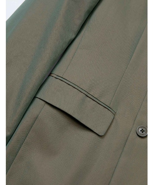 MR.GENTLEMAN（ミスタージェントルマン）の「CHAMBRAY DOUBLE BREASTED JACKET（テーラードジャケット・メンズ・カーキ・SMALL/MEDIUM/LARGE）」の11枚目の写真