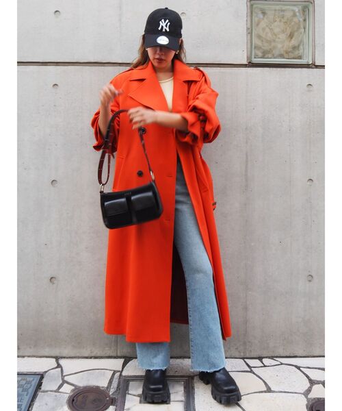 EVRIS（エヴリス）の「VINTAGEフレアデニムパンツ（デニムパンツ・レディース・ライトブルー/ブルー・SMALL/MEDIUM）」の4枚目の写真