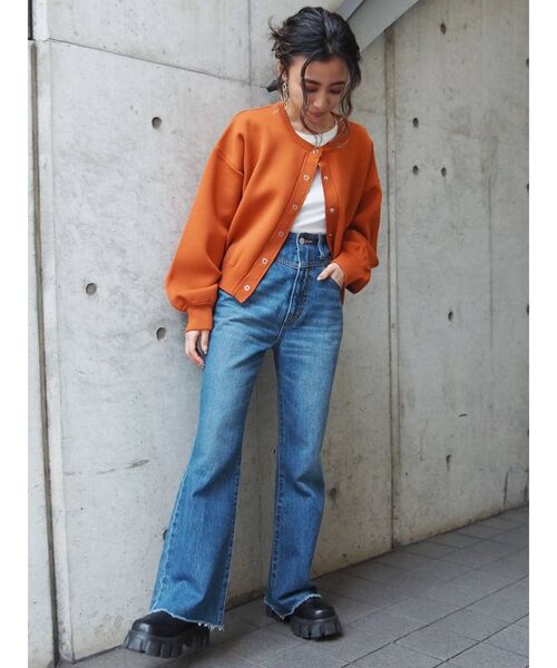EVRIS（エヴリス）の「VINTAGEフレアデニムパンツ（デニムパンツ・レディース・ライトブルー/ブルー・SMALL/MEDIUM）」の18枚目の写真