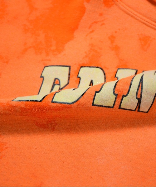 Johnbull Private labo（ジョンブルプライベートラボ）の「【rebear Vintage】ランダムブリーチスウェットパーカー（スウェット・メンズ・オレンジ・FREE）」の10枚目の写真