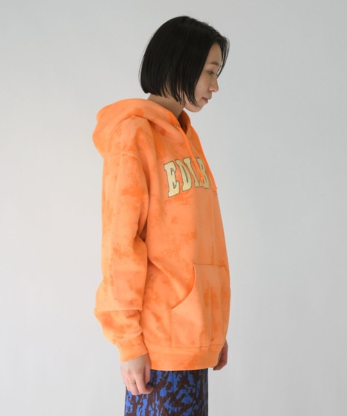 Johnbull Private labo（ジョンブルプライベートラボ）の「【rebear Vintage】ランダムブリーチスウェットパーカー（スウェット・メンズ・オレンジ・FREE）」の9枚目の写真