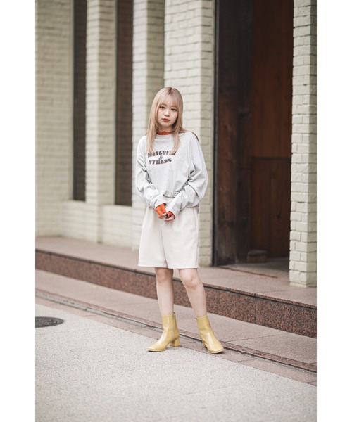 ROSE BUD（ローズバッド）の「合皮ショーパン（その他パンツ・レディース・ブラック/ベージュ・MEDIUM/SMALL）」の19枚目の写真