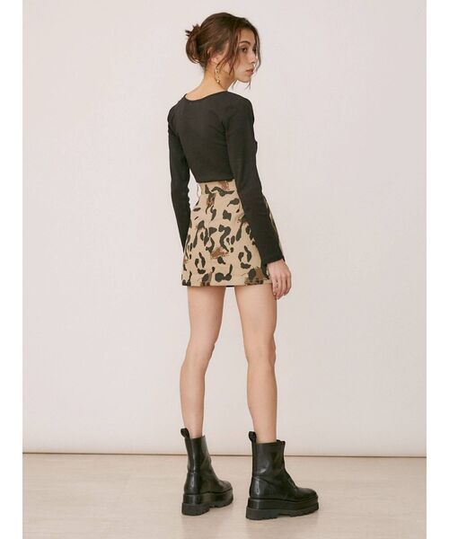 EVRIS（エヴリス）の「ベーシックツイルミニスカート（スカート・レディース・ブラック/その他1・MEDIUM/SMALL）」の7枚目の写真