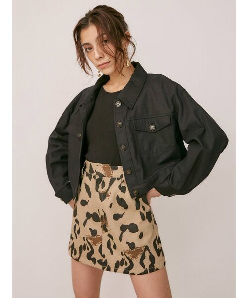 EVRIS（エヴリス）の「ベーシックツイルミニスカート（スカート・レディース・ブラック/その他1・MEDIUM/SMALL）」の9枚目の写真