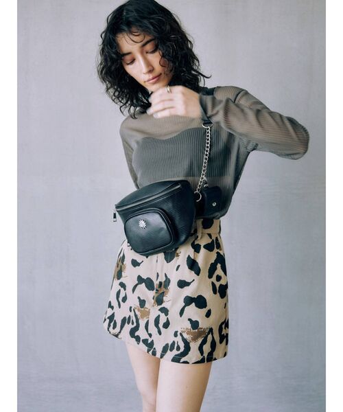 EVRIS（エヴリス）の「ベーシックツイルミニスカート（スカート・レディース・ブラック/その他1・MEDIUM/SMALL）」の13枚目の写真