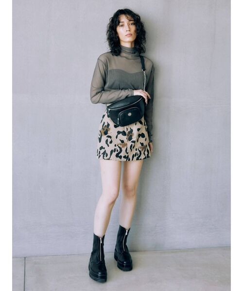 EVRIS（エヴリス）の「ベーシックツイルミニスカート（スカート・レディース・ブラック/その他1・MEDIUM/SMALL）」の14枚目の写真