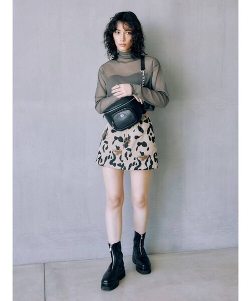 EVRIS（エヴリス）の「ベーシックツイルミニスカート（スカート・レディース・ブラック/その他1・MEDIUM/SMALL）」の15枚目の写真