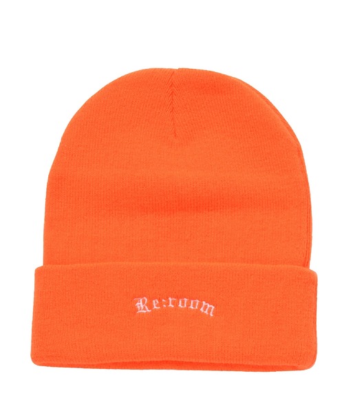#Re:room（リルーム）の「ロゴカラーニットキャップ（ニットキャップ/ビーニー・メンズ・ブラック/グリーン/ネイビー/イエロー/オレンジ・FREE）」の5枚目の写真