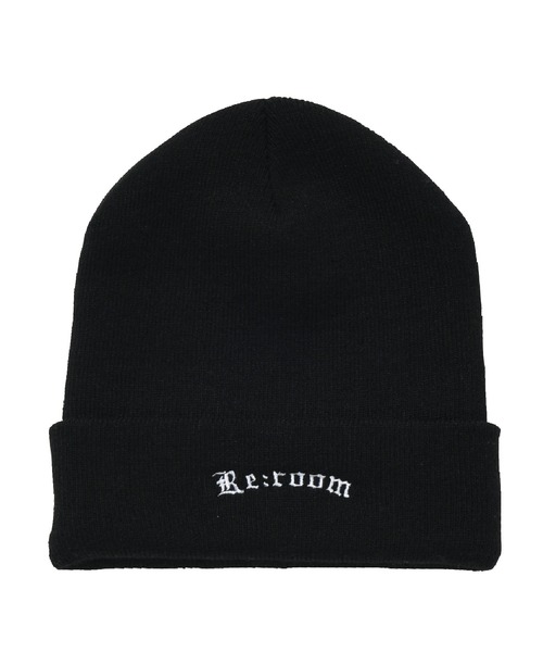 #Re:room（リルーム）の「ロゴカラーニットキャップ（ニットキャップ/ビーニー・メンズ・ブラック/グリーン/ネイビー/イエロー/オレンジ・FREE）」の2枚目の写真