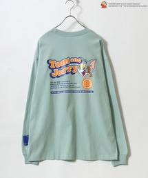 Tom＆Jerry（トムアンドジェリー）の「Tom＆Jerry/トム&ジェリー グラフィック プリント ロンＴ（Tシャツ/カットソー・レディース）」