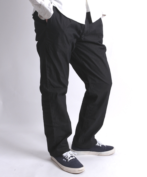 Denime(ドゥニーム)の「【MadeInJapan】GARMENT DYE CN TROUSERS/ガーメントダイコットンナイロンイージーパンツ(その他パンツ・メンズ・ブラック/オリーブ/ベージュ・MEDIUM/SMALL/LARGE)」の13枚目の写真