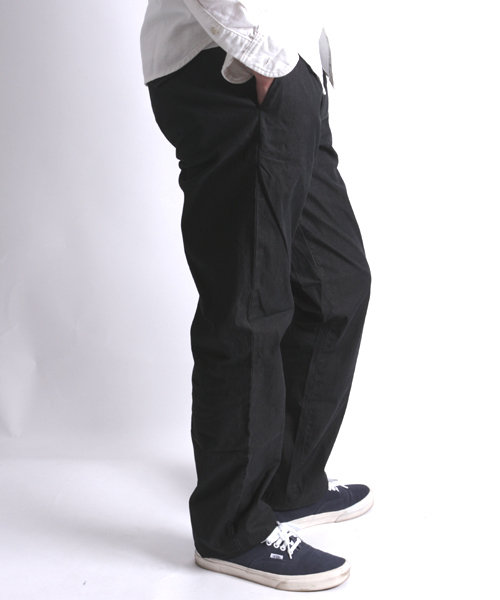Denime(ドゥニーム)の「【MadeInJapan】GARMENT DYE CN TROUSERS/ガーメントダイコットンナイロンイージーパンツ(その他パンツ・メンズ・ブラック/オリーブ/ベージュ・MEDIUM/SMALL/LARGE)」の21枚目の写真