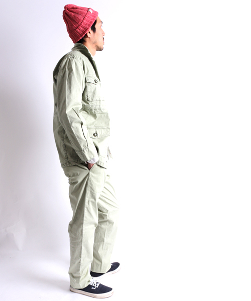Denime(ドゥニーム)の「【MadeInJapan】GARMENT DYE CN TROUSERS/ガーメントダイコットンナイロンイージーパンツ(その他パンツ・メンズ・ブラック/オリーブ/ベージュ・MEDIUM/SMALL/LARGE)」の20枚目の写真
