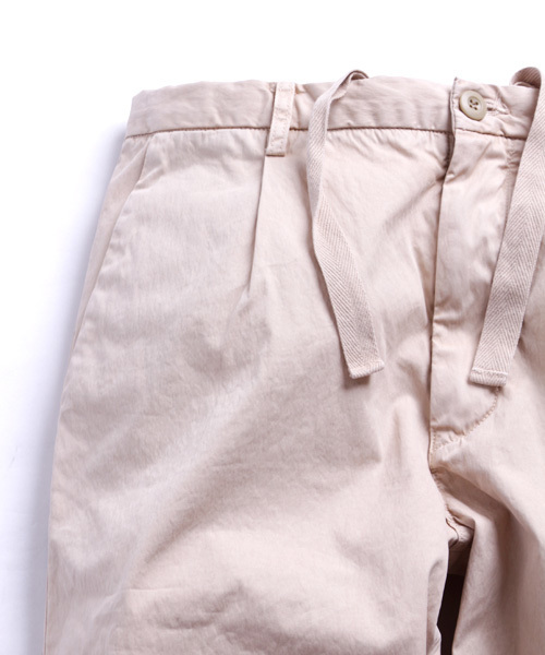 Denime(ドゥニーム)の「【MadeInJapan】GARMENT DYE CN TROUSERS/ガーメントダイコットンナイロンイージーパンツ(その他パンツ・メンズ・ブラック/オリーブ/ベージュ・MEDIUM/SMALL/LARGE)」の5枚目の写真