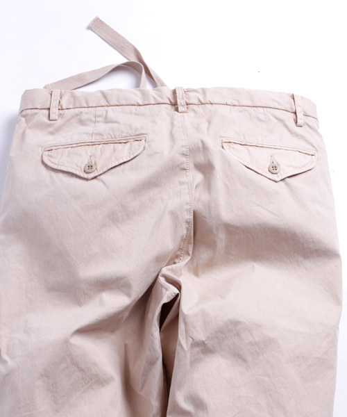 Denime(ドゥニーム)の「【MadeInJapan】GARMENT DYE CN TROUSERS/ガーメントダイコットンナイロンイージーパンツ(その他パンツ・メンズ・ブラック/オリーブ/ベージュ・MEDIUM/SMALL/LARGE)」の8枚目の写真