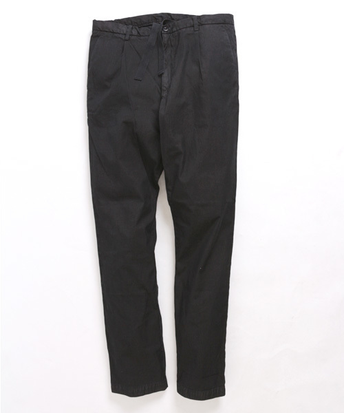 Denime(ドゥニーム)の「【MadeInJapan】GARMENT DYE CN TROUSERS/ガーメントダイコットンナイロンイージーパンツ(その他パンツ・メンズ・ブラック/オリーブ/ベージュ・MEDIUM/SMALL/LARGE)」の10枚目の写真